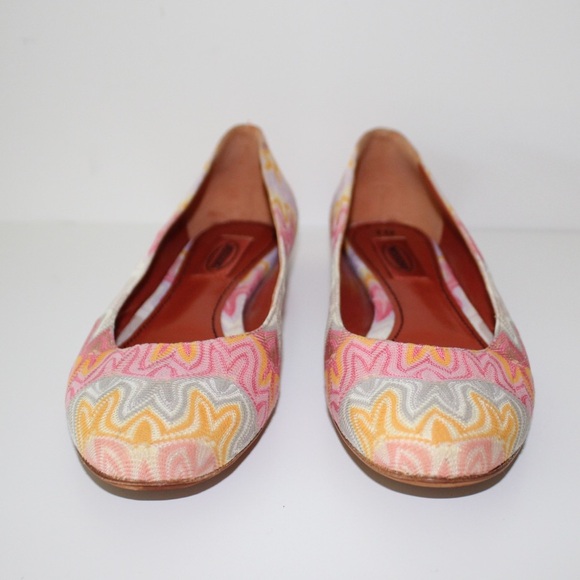 Missoni Ballet Flats Shoes Size 40 - Picture 7 of 10